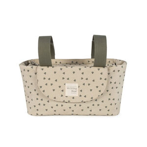 Walking Mum Organizer Bag Οργανωτής Καροτσιού Hearts Poppy Moss 