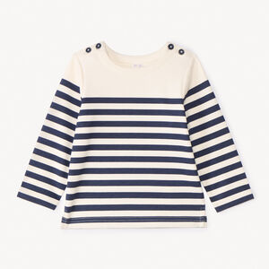 Μαρινιέρα μακρυμάνικη σε molleton για bebe αγόρι 