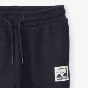 Μονοχρωμο jogger με ετικέτα για μωρό αγόρι 