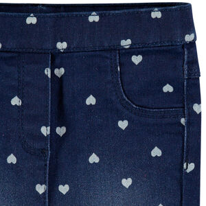 Jegging σε ύφασμα Milano με εβαζέ γραμμή κορίτσι 