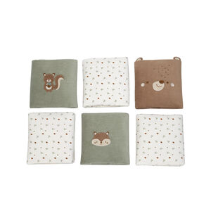 Σετ από 6 προστατευτικά κάγκελα με αυτοκόλλητο σχέδιο "Ρόι των Δασών" 