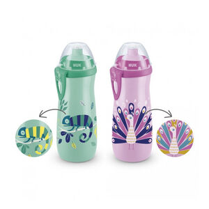 Nuk First Choice Sports Cup Παγουράκι που Αλλάζει Χρώμα 24m+, 450ml 
