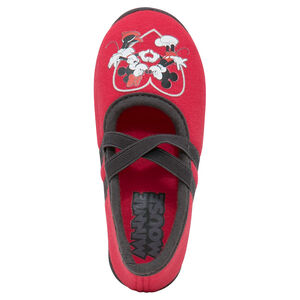 Παντοφλάκια με λάστιχο από ζέρσεϊ με στάμπα Mickey και Minnie της ©Disney 