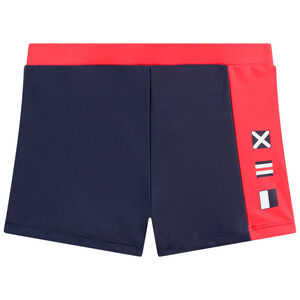 Boxer de bain bicolore en jersey pour bébé garçon Main Boxer de bain bicolore en jersey pour bébé garçon
