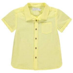 Πουκάμισο κοντομάνικο με κουμπιά και τσέπη 