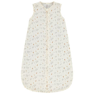 Gigoteuse en double gaze TOG 0.5 imprimé éléphants pour bébé 