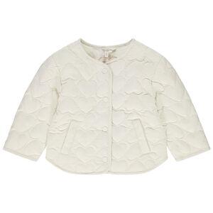 Veste en toile matelassée pour bébé fille 