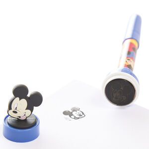 Stylo avec tampon Mickey Disney 