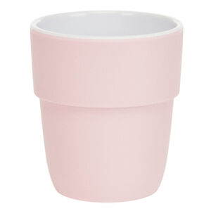 Κούπα από μελαμίνη με σχέδιο καρδιές σε ροζ χρώμα. 