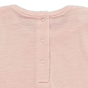 Πιτζάμα 2 τμχ. βελουτέ με σχέδιο κουνελιού φαντασίας για bebe κορίτσι 