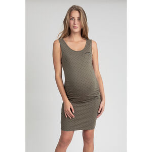 Αμάνικο φόρεμα εγκυμοσύνης ρευστό 