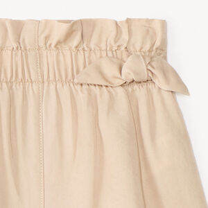 Σορτσάκι από τένσελ με διακοσμητικούς κόμπους για κορίτσι 