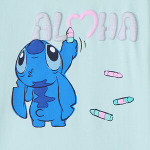 T-shirt à manches longues Stitch Disney pour fille 