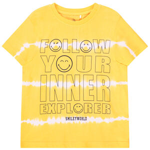 T-shirt manches courtes tie and dye SmileyWorld pour garçon Main T-shirt manches courtes tie and dye SmileyWorld pour garçon