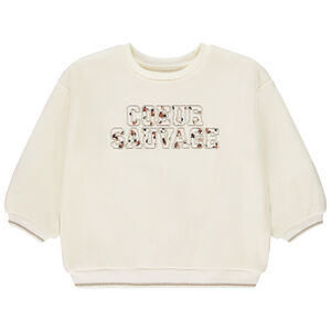 Φούτερ από μικροπολική ύφανση σε φαντεζί σχέδιο για μωρό κορίτσι 