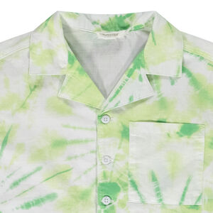 Κοντομάνικο πουκάμισο με εφέ tie and dye για αγόρι 