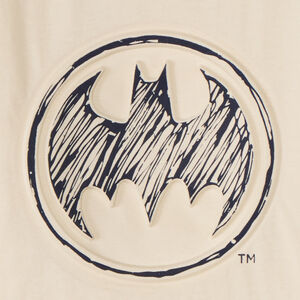 T-shirt à manches longues en relief avec imprimé Batman Warner pour garçon bébé 