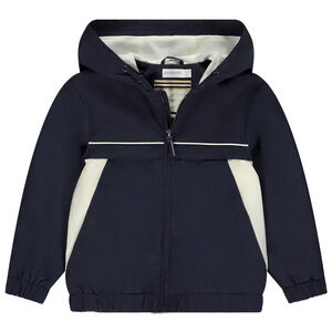 Αδιάβροχο με κουκούλα σε vintage στυλ για αγόρι 