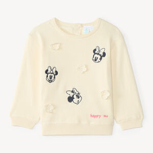 Μπουφάν oversized για μωρά κορίτσια με κέντημα Minnie Disney 