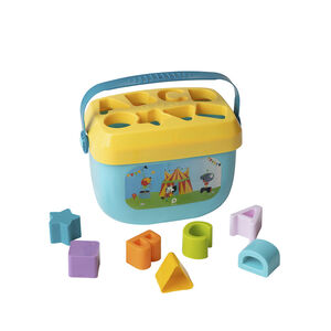 Boîte à formes avec 16 pièces en plastique 