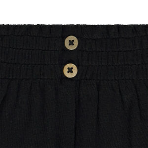 Short uni effet froissé pour fille 