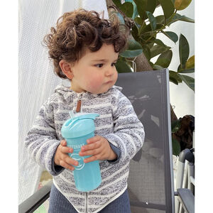 Κύπελλο Straw Cup 360ml 6+Μηνών Pastel Blue 