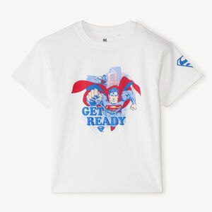 T-shirt με κοντό μανίκι με τύπωμα Superman Warner αγόρι 