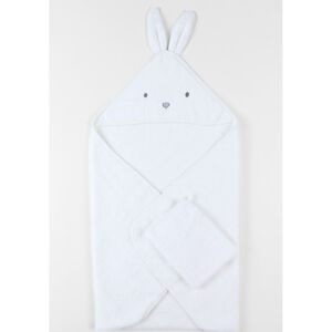 Cape de bain + gant de toilette B&M Snow 