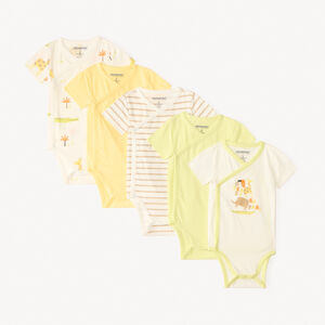 Σετ 5 φανταστικών σώματος με σχέδιο σαβάννας για μωρά αγόρια (διαφορετικές ανοίξεις ανάλογα με την ηλικία) 