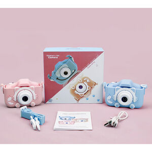 Κάμερα Διπλής Όψης Γάτα Μπλε 