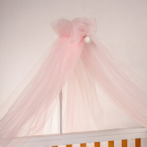 Τούλινη Κουνουπιέρα Ροζ 