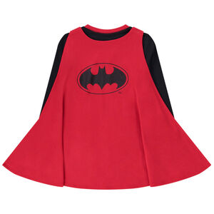 Πιτζάμα 2 τμχ. jersey με αφαιρούμενη κάπα Batman Warner για αγόρι 
