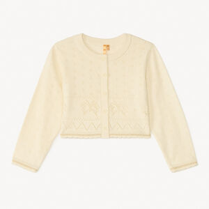 Γυναικείο πλεκτό γιλέκο με σχέδιο πεταλούδες για κορίτσια. 