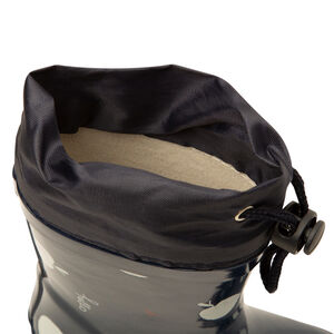 Μπότες βροχής με αδιάβροχο γιακά και σχέδιο μήλα για κορίτσι 