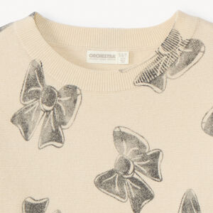 Φούτερ oversize από Milano με φαντεζί σχέδιο για κορίτσι 