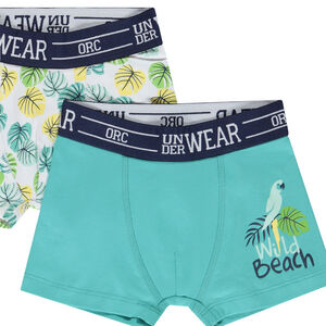 Σετ από 5 boxers με σχέδια Tropical Bird για αγόρι 