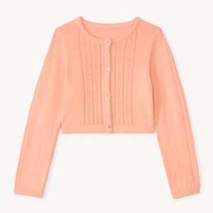 Γιλέκομακρυμάνικο πλεκτό φανελένιο για κορίτσι 