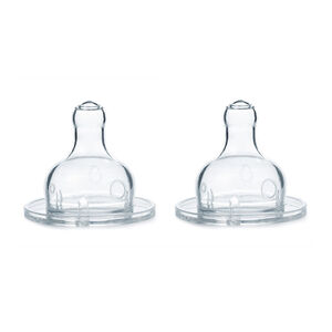 Suavinex Θηλη Σιλικόνης Αργής Ροής 2 Τεμάχια 0M+ 