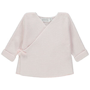 Brassière de naissance unie rose en coton Main Brassière de naissance unie rose en coton
