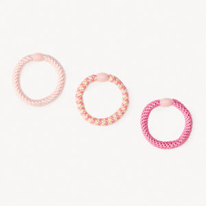 Σετ από 3 πλεξούδες ελαστικών για κορίτσι 