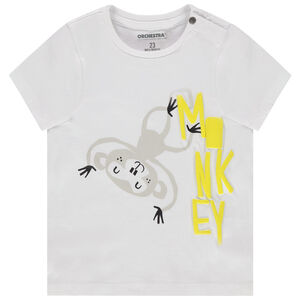 Μπλουζάκι κοντομάνικο από οργανικό βαμβάκι με τυπωμένο σχέδιο  