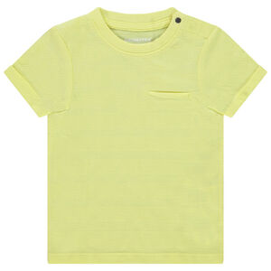 Κοντομάνικο μπλουζάκι μονόχρωμο effet texturé για bebe αγόρι  Main Κοντομάνικο μπλουζάκι μονόχρωμο effet texturé για bebe αγόρι