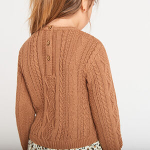 Robe effet 2 en 1 bu-matière fantaisie pour bébé fille  