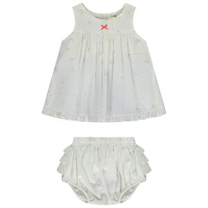 Ensemble 2 pièces débardeur + bloomer imprimés pour bébé fille  Main Ensemble 2 pièces débardeur + bloomer imprimés pour bébé fille