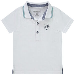 Πόλο κοντομάνικο με φαντεζί σχέδιο για bebe αγόρι 
