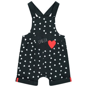 Σαλοπέτα κοντή με καρδιές σε όλη την επιφάνεια 