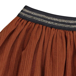 Φούστα πλεκτή από βελουτέ για κορίτσι 