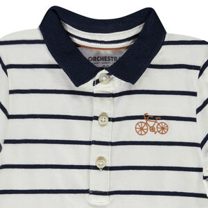 Πόλο μακρυμάνικο ριγέ για bebe αγόρι 