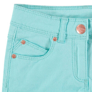 Σορτς μονόχρωμο από πλεκτό σχέδιο 