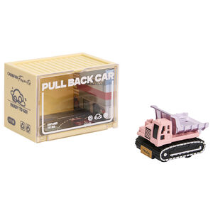 Μικρό όχημα με μηχανισμό τριβής Τρακτέρ ροζ/μαύρο 